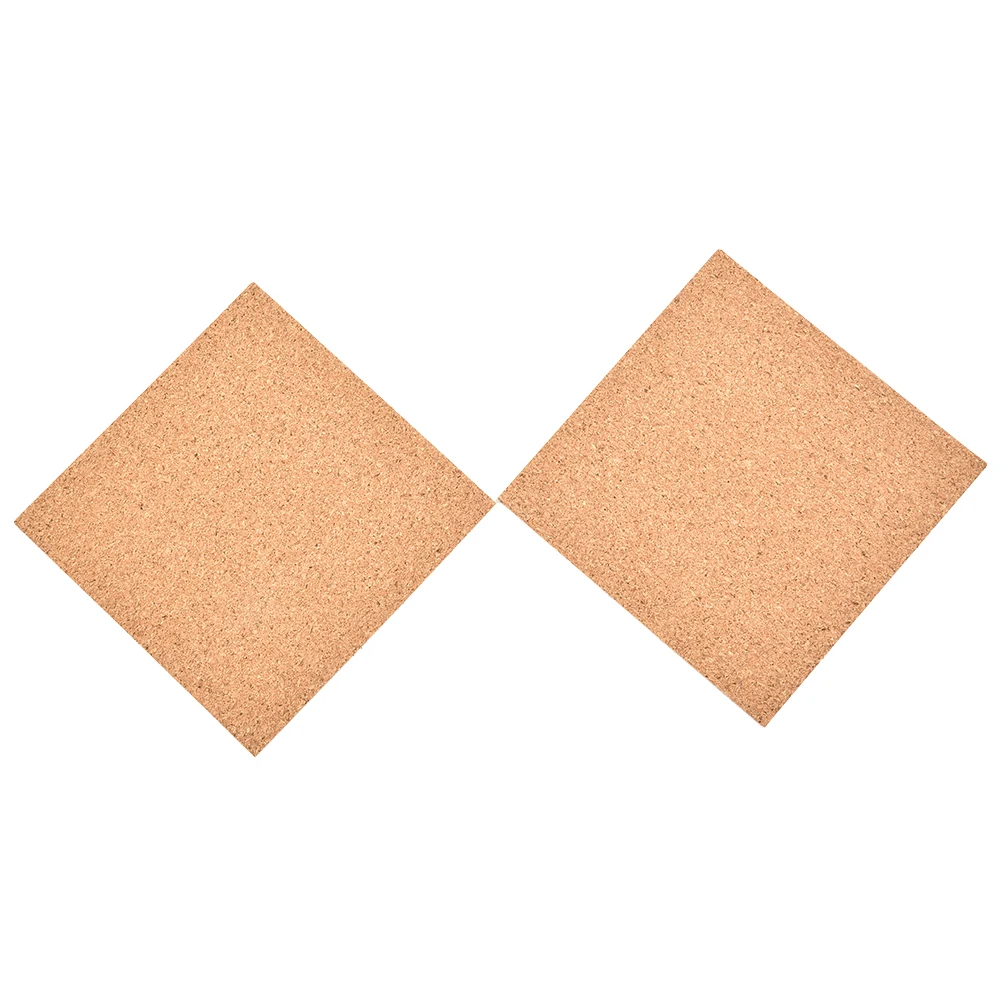 10Pcs Cork Coasters Square Cork Mat Self-adhesive DIY Backing Sheet For Home Bar Can Be Used In Offices, Schools And Families