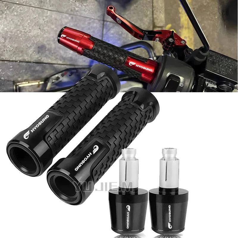 For HYOSUNG Aquila GV300S GV650 GV250 GV125 GV300 GV 300 S GT250 GT650 R 2025 Motorcycle Handlebar Hand Grips Handle Bar End Cap