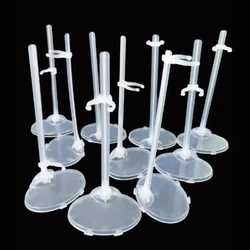 Display Holder para Barbies Dolls, Translucence Doll Stand, Móveis Prop Up, Modelo de Manequim, Kids Gifts, 1:6, 5 Pcs por lote