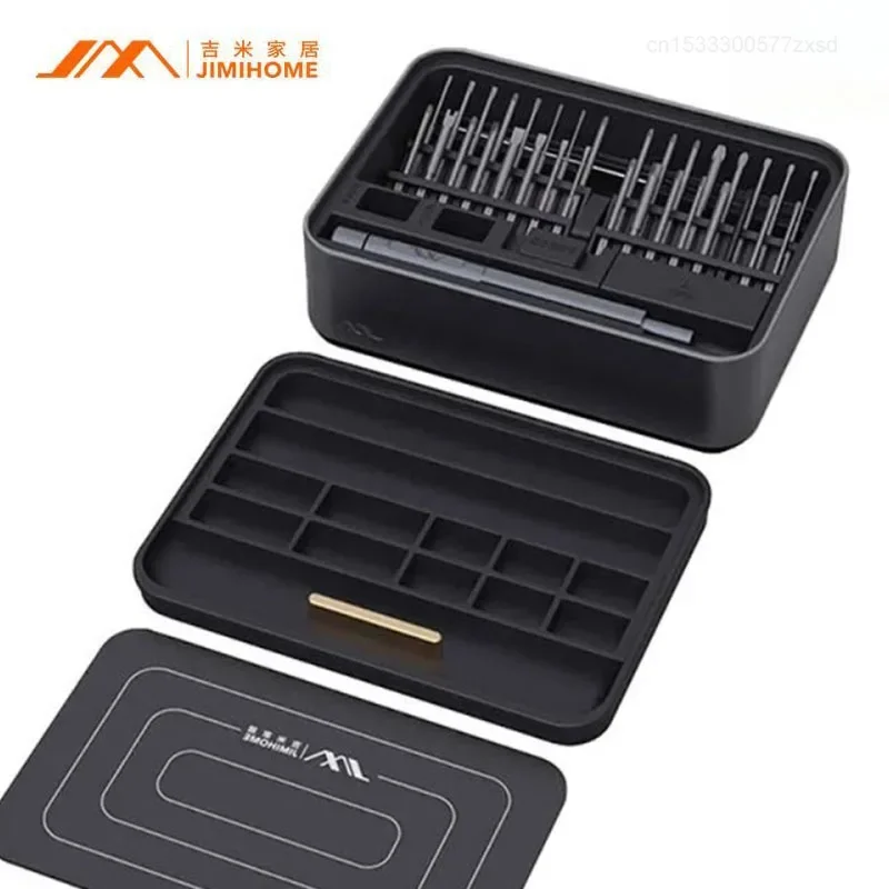 JIMIHOME 38 in 1 Precision Screwdriver Set Magnetic Screwdriver Kit Desktop Mini Tool for iPhone PC Watch Camera Glasses Repair