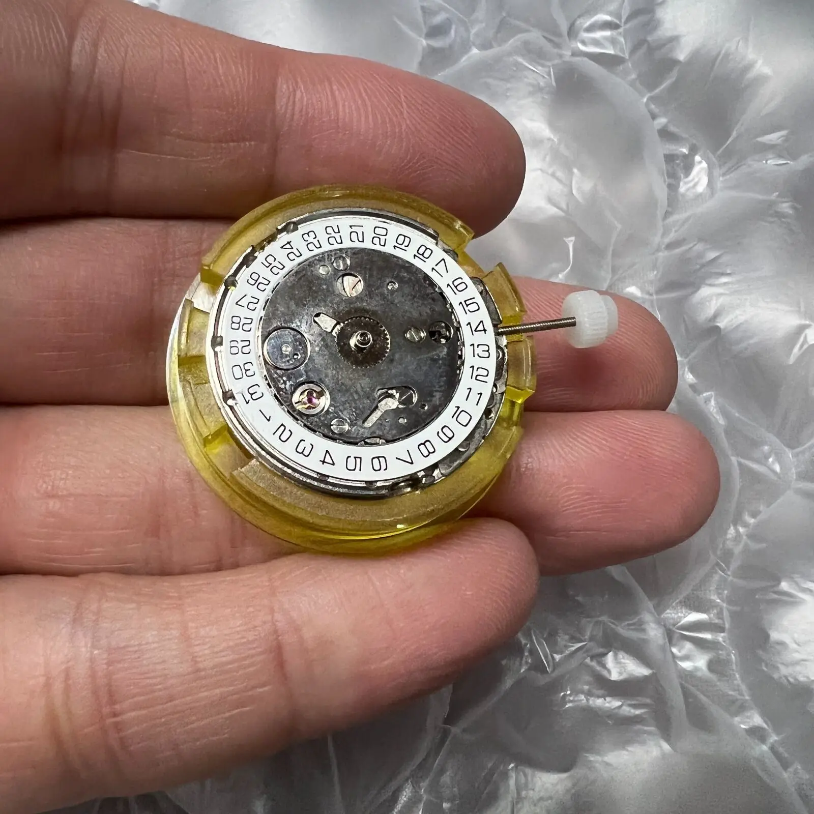 26mm 21600bph Chinese Automatic DG4813 Mechanical Watch Movement Replacement 3-Hand Date @3 Watch Accessories