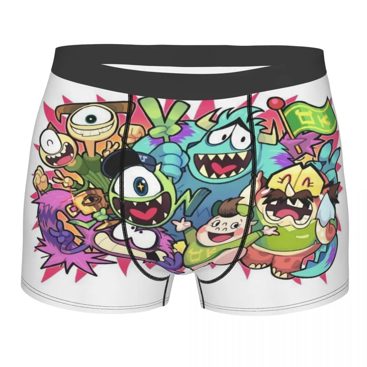 

Custom Monsters University Cartoon Underwear Men Stretch Boxer Briefs Shorts Panties Soft Underpants For Male
