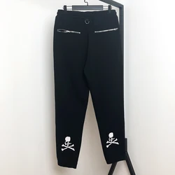 2022 pantaloni casual Skull pantaloni sportivi da uomo con stampa MMJ con cerniera KZ861