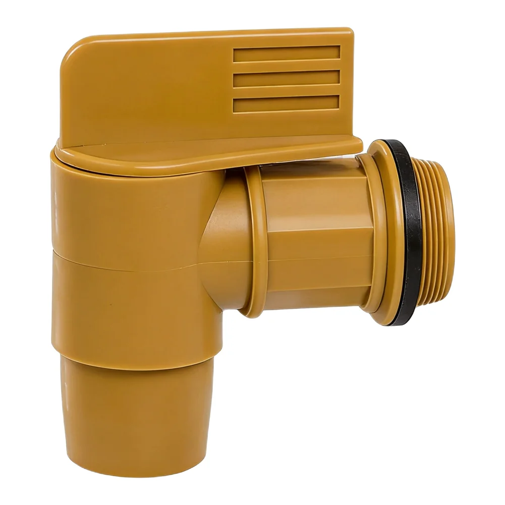 For Switching Liquids Drum Tap Faucet Polyethylene Spigot Brown Polyethylene Construction Leak-resistant Design