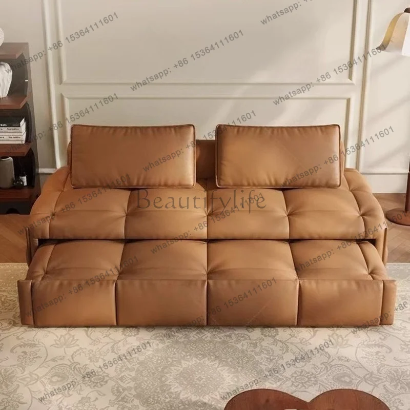 LSDeluxe Lawrence Double Sofa 130cm  180cm 200cm living room sofas couch multifunctional Convertible sofa bed home furniture