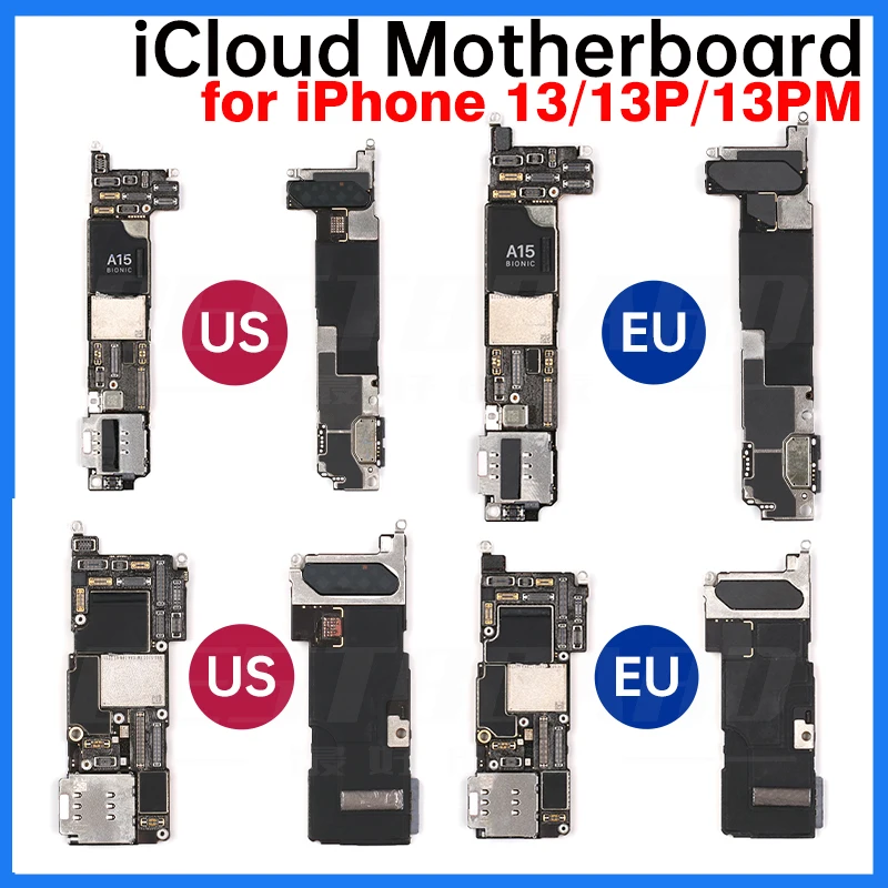 ICloud ID Locked Motherboard for iPhone 13 13Pro 13Pro Max Swap Practice Complete Logic Board Power on Screen Test Mainboard