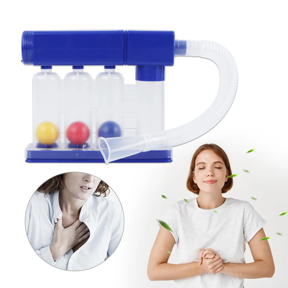 Adjustable Breathing Exerciser Washable Breath Measurement System Lung Function Breath Trainer Improvement Rehabilitation Device