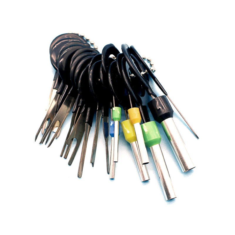 

Car Plug Puller Key Car Terminal Disassembly And MainTenance Tool Wire Crimping Connector Pin Puller Kit