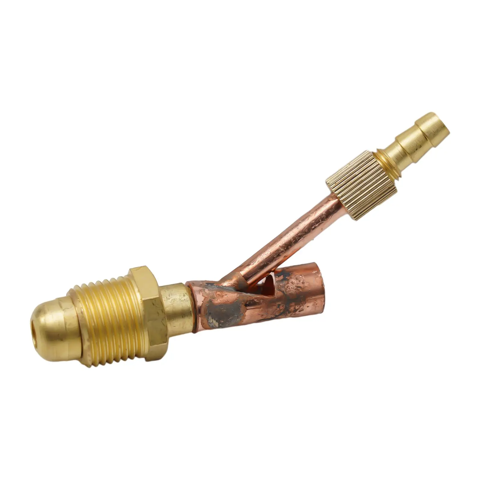 

Weld Like a Pro copper connection fitting built to last while connecting gas lines on popular water cooled torch models