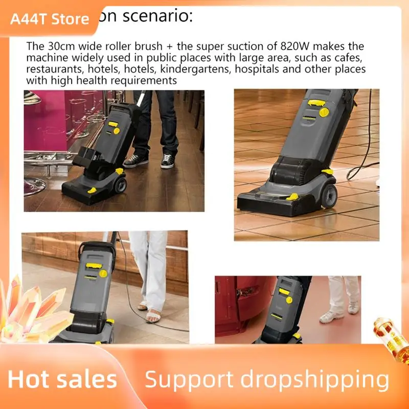 

A44T Suction Squeegee And Roller Brush For Karcher BR30/4C Carpet Cleaning Machine Absorbent Squeegee