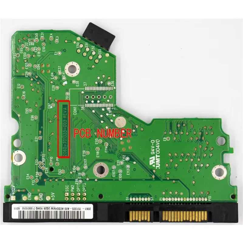 Placa de circuito para disco duro Digital, accesorio para modelos REV A/Western, 2060, 701335, 2060, 005 , 2061-701335-B00/80GB, 701335 GB ,160GB,