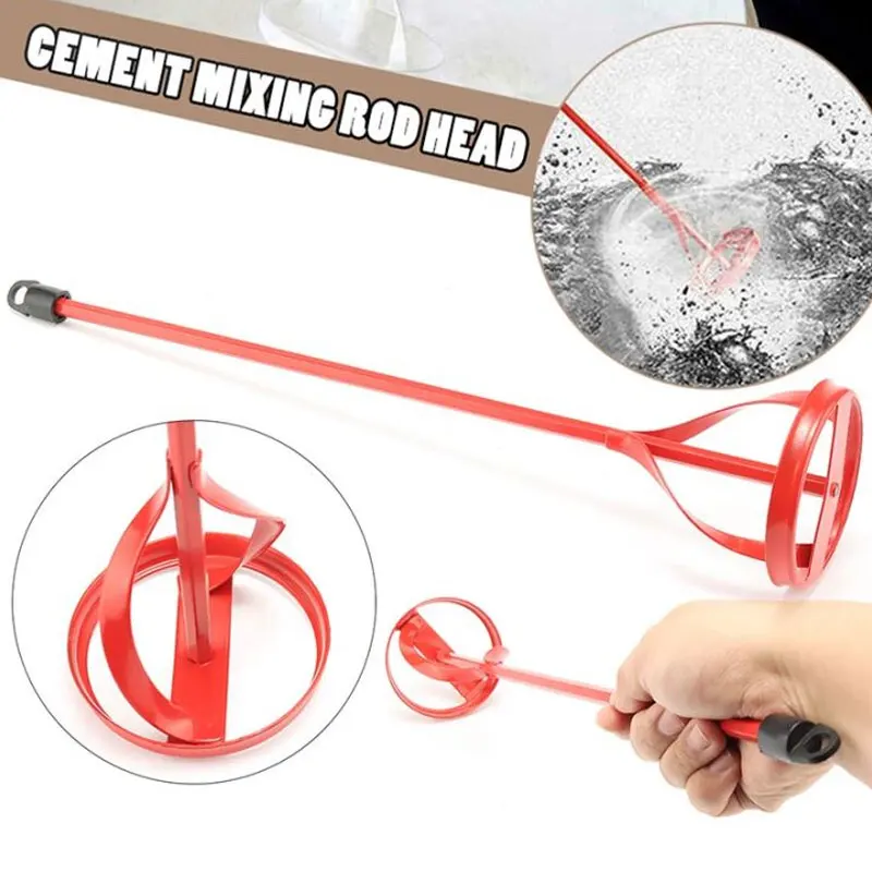 Hexagon Shaft Plaster Paint Mixer Attachment Paint Epoxy Resin, Mud and Cement Mixer Blades - Power Drill Stirring Tools 14\