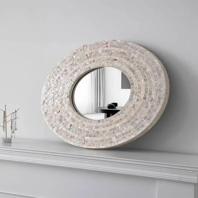 Luxury Decoration Mirror Personalised Modern Makeup Custom Mirror Small Compact Standing Specchio Trucco Bedroom Accessories