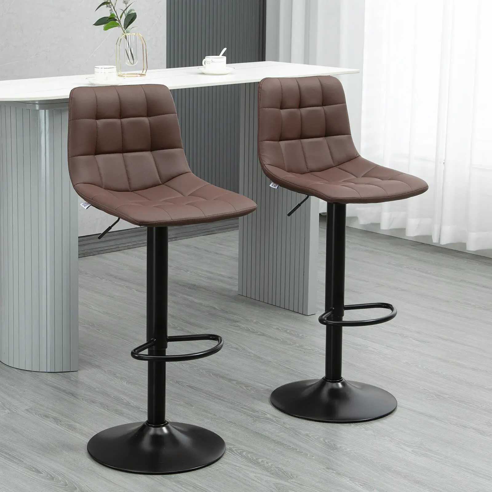 

PU Leather Bar Stools Restaurant Home bar Chair High Modern Hotel Silla bar Chair Adjustable General Use Cheap Kitchen Furniture