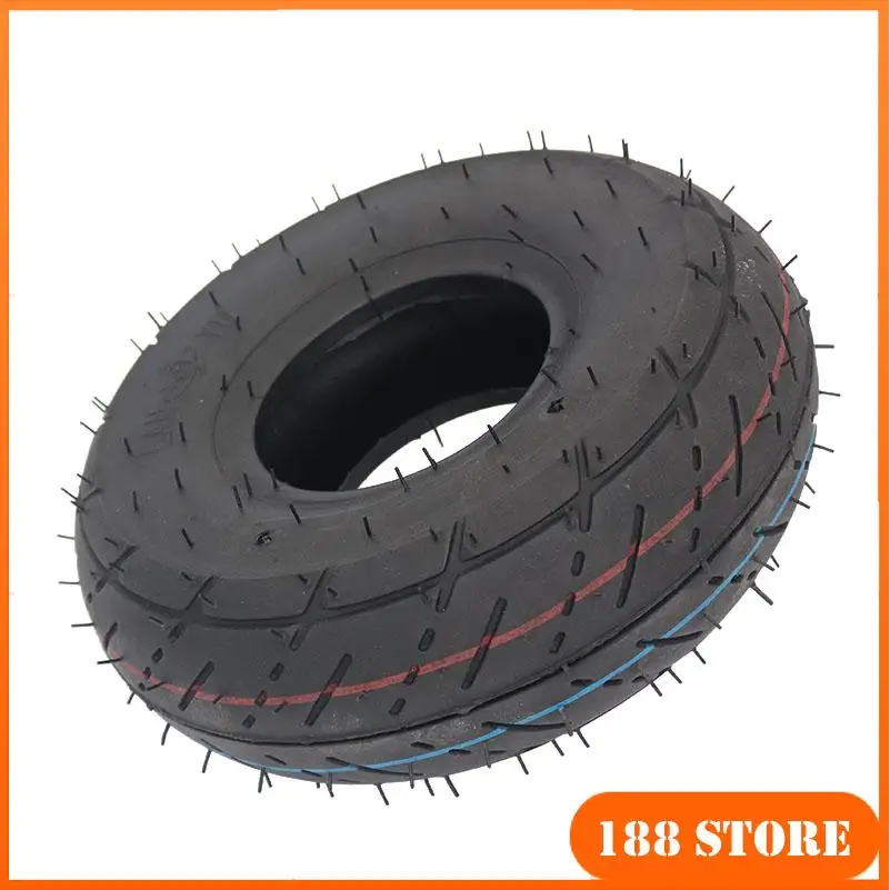 Mini two-stroke four-wheel ATV motorcycle parts suitable for electric scooters, E300 E325 shaver bags, 3.00-4 tires