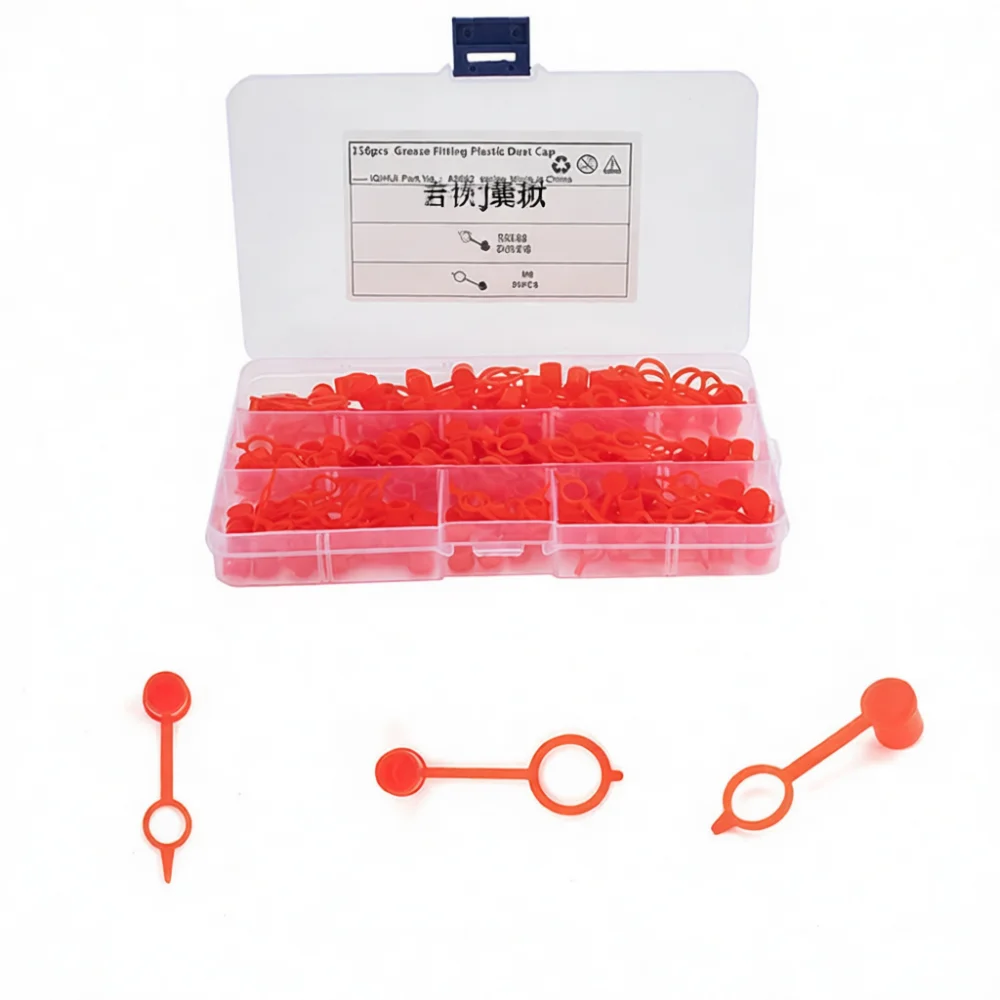 150 Assorted Size Grease Zerk Fitting Dust Caps Protective Shield For Industrial Automotive Machinery Lubrication Hole Guard