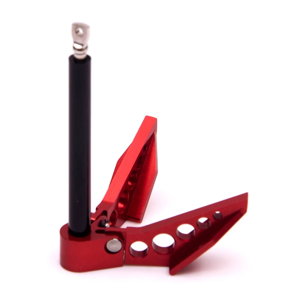 金属シミュレーション折りたたみ式ウインチグランドアンカー装飾ツール軸方向 SCX10 1/10 RC クローラー車のアップグレード部品