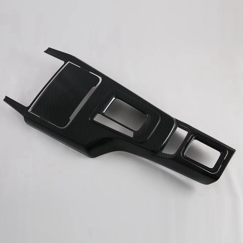 For Toyota Fortuner 2024 ABS Carbon Fiber Center Console Gear Shift Panel Frame Cover Trim Decoration Accessories