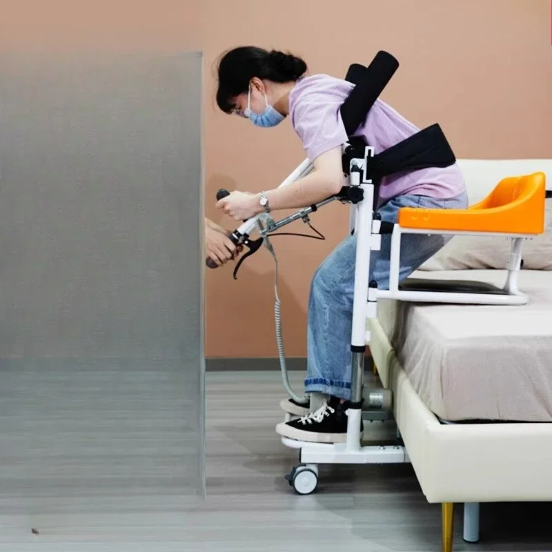 Pick up disabled hemiplegia electric hydraulic lift toilet chair household