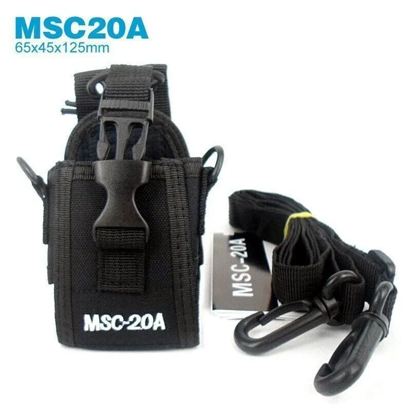 6pcs Radio Bag Case MSC-20A Multi-function Nylon Pouch Waist Case Bag Holster for Baofeng TYT WouXun Kenwood MOTOROLA