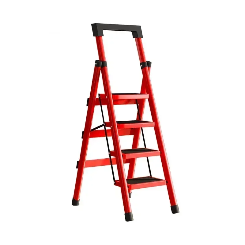 Modern Folding Ladders for HomeSimple Light Luxury Design Step Ladder for Outdoor  Multifunctional Folding Aluminum Alloy Ladder
