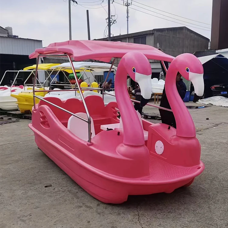 

Commercial 6-7 Person Type Electric Flamingo Swan Duck Boat
