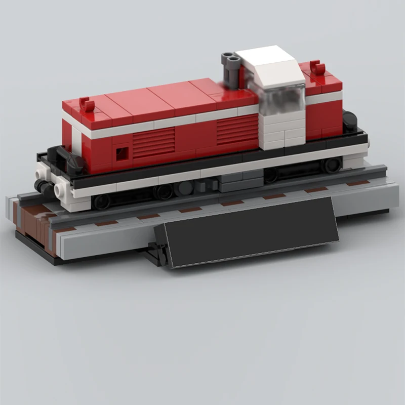 Stad Auto Model Moc Bouwstenen D61747 Diesel Locomotief Modulaire Technologie Geschenken Vakantie Monteren Kinderen Speelgoed Pak