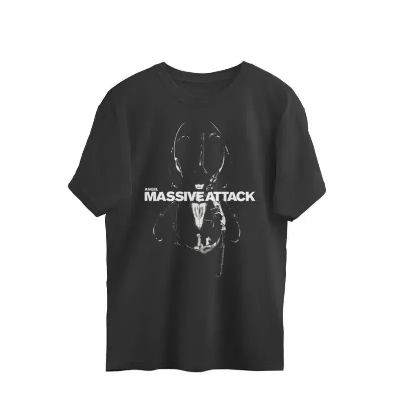 New Massive Attack Black Cotton T Shirt All Size S 345Xl For Fans