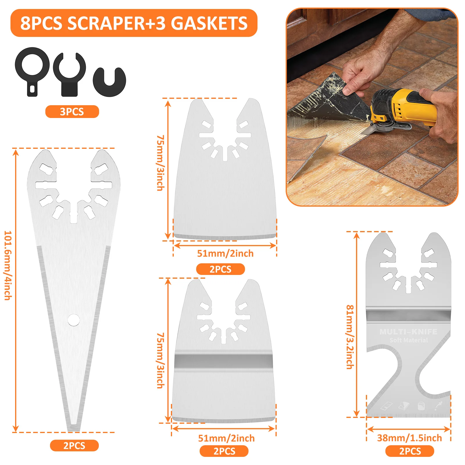 Thumbnail 2 - #60 Cheapest Scraper Blades Deals You Can Get