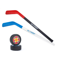 A Set Children's Toy Pulley Ice Hockey 72CM Plastic Hockey Stick Children's Outdoor Sports Toy Hockey Stick