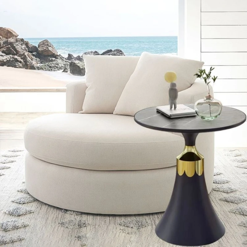 

Modern light luxury hotel studio round sofa chair