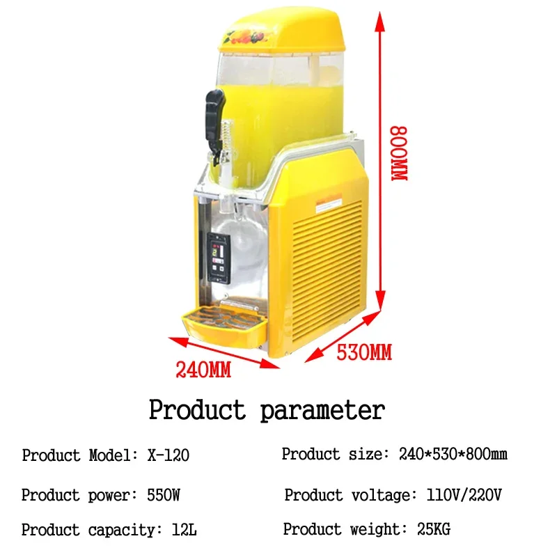 Frullato commerciale per frullati, frullati di ghiaccio, bevande congelate, creatore di granite, macchina per granite da margarita
