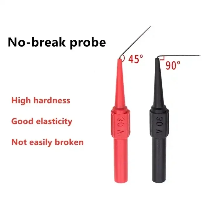 30V Car Tip Probes Diagnostic Tools Auto Multimeter Test Leads Extention Back Piercing Needle Tip Probes Mechanical Tools