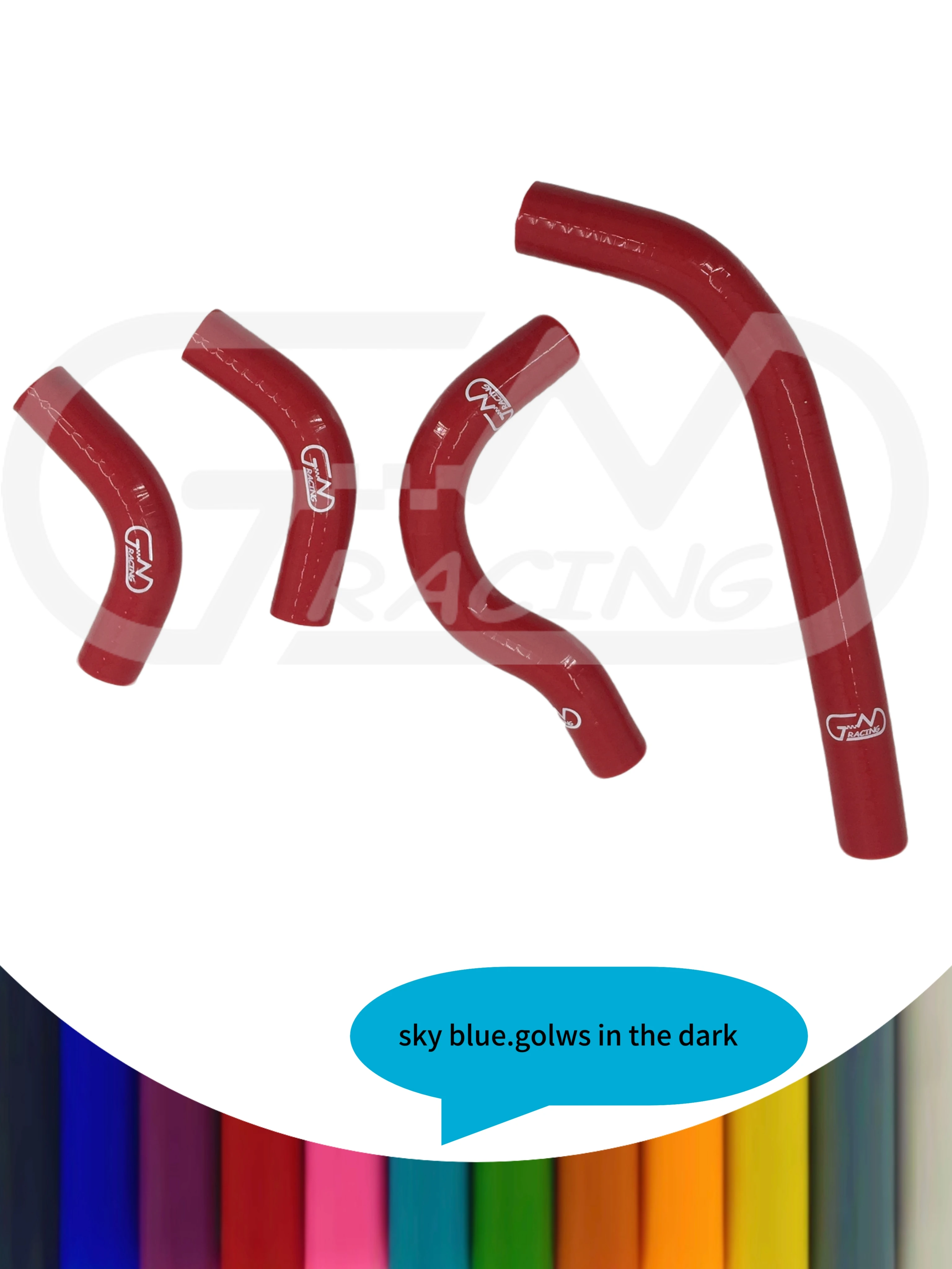 

JNRACING Fit HONDA CRF250R CRF 250 CRF250X 2004-2009 radiator silicone hose kit