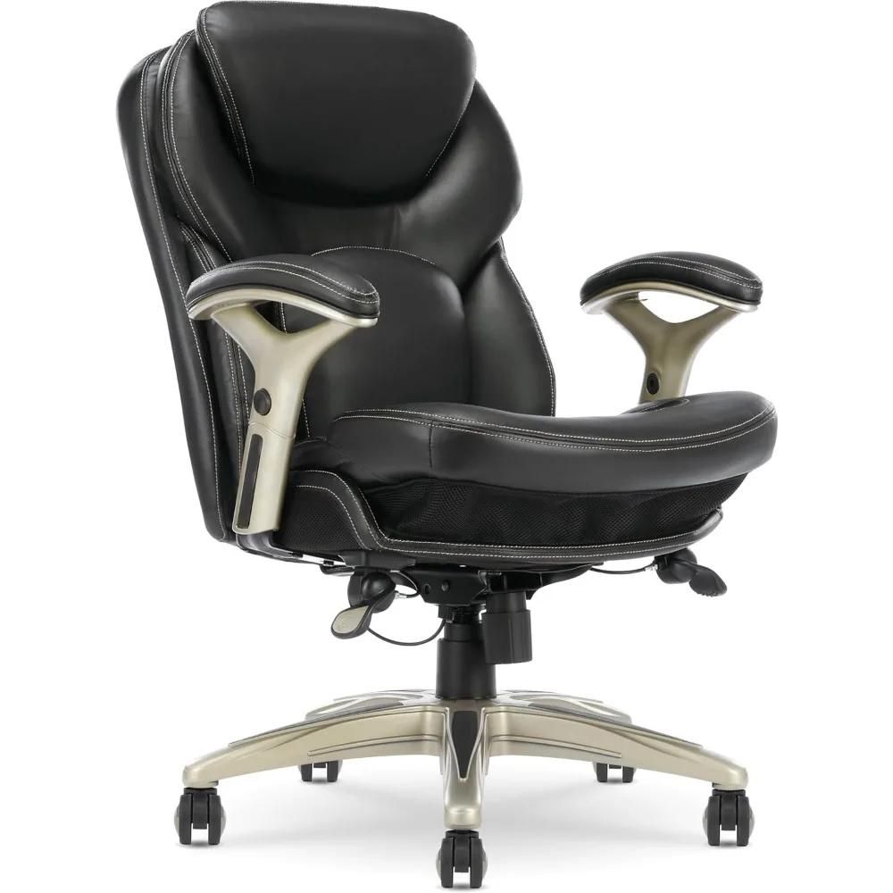 

Ergonomic Executive Office Motion Technology, Adjustable Mid Back Desk Chair with Lumbar Support