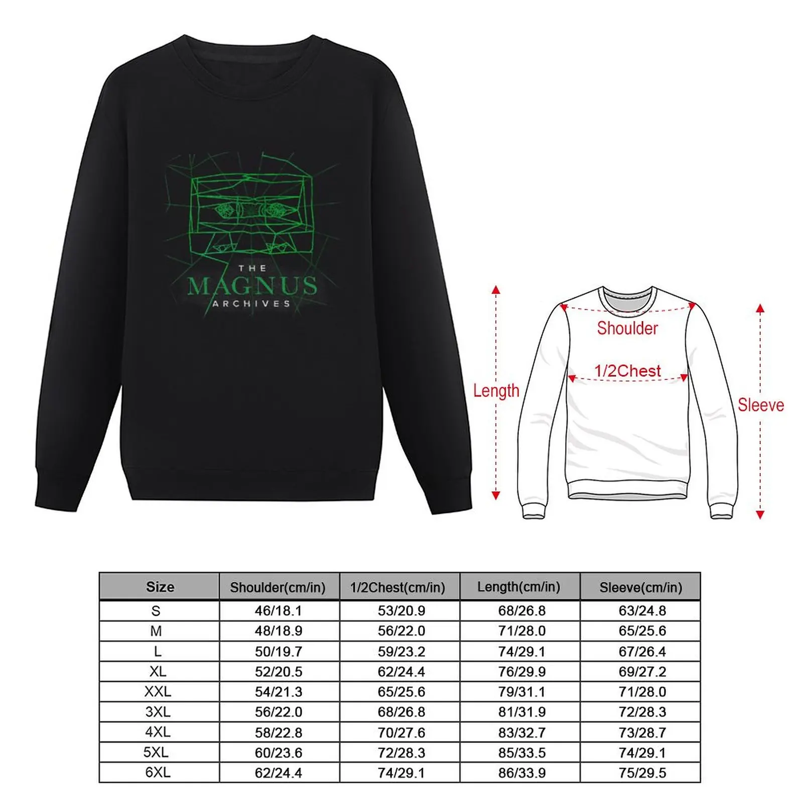 [Transparent] The Magnus Archives Logo (Season 5) Sweatshirt men's clothes hooded sweatshirt for men