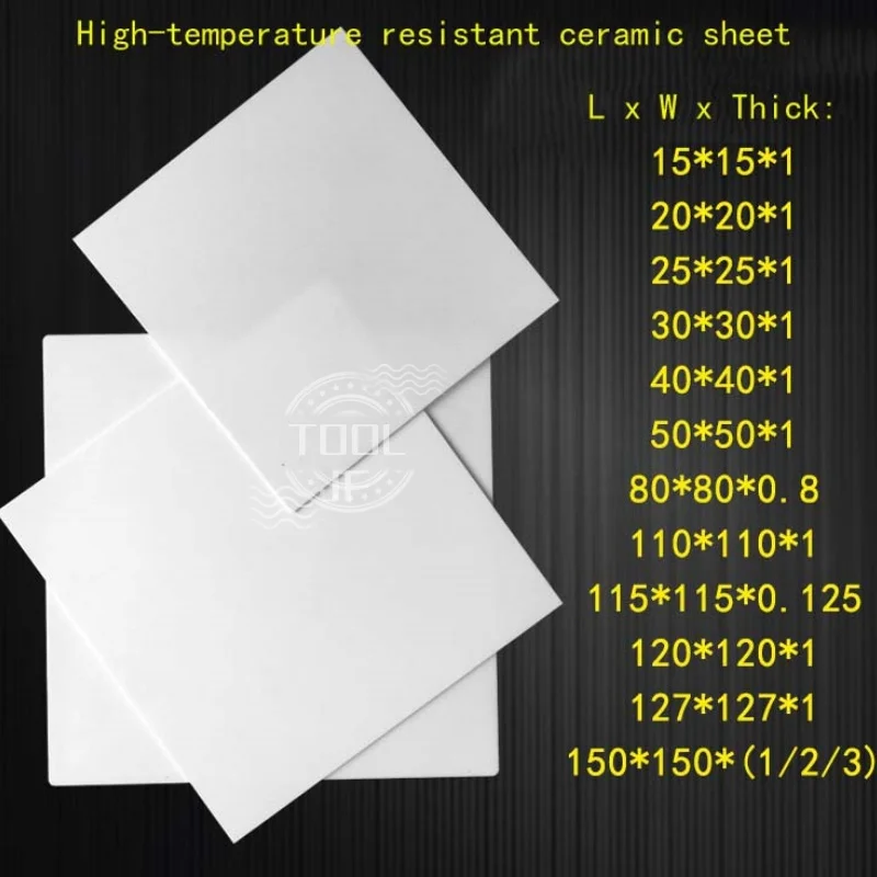 

99/95 Alumina Wear-Resistant Ceramic Insulating Sheets High-Temperature Resistant Ceramic Sheets Heat-Dissipating Ceramic Sheets