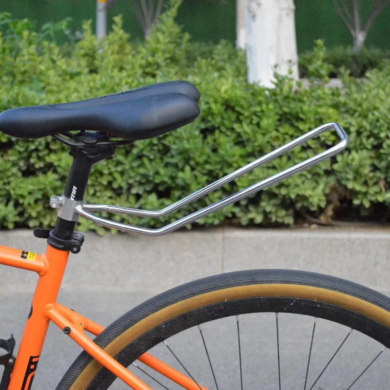304 Stainless Steel Bike Rear Rack Load-bearing Stability Integrated Anticorrosion Bicycle Luggage Carrier Bicycle Accessories