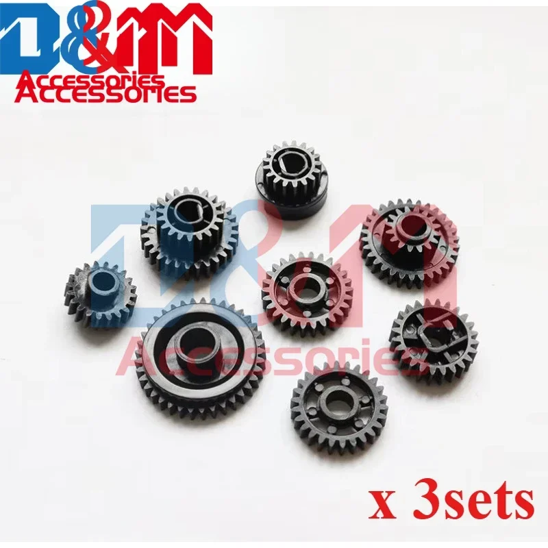 3set. Drum Unit Gear Ab01-1459 Ab01-1460 Ab01-1461  support for Ricoh Mp 7500 8000 9002 8001 1060 1075 2060 2075 7502 9001