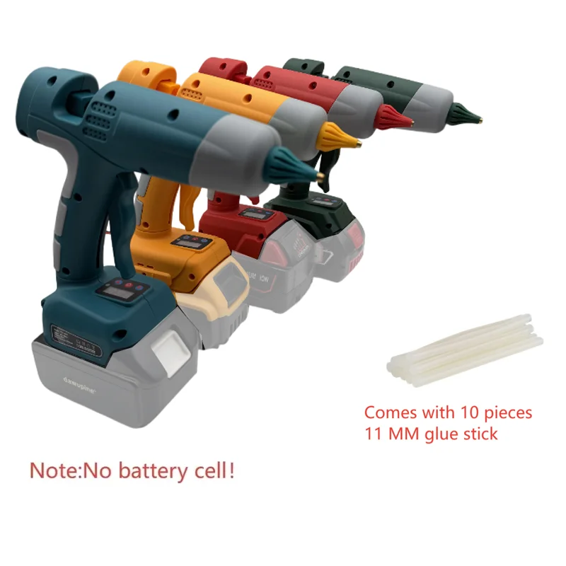 

Cordless Hot Melt Glue Gun Electric Power Tools HG05 For Makita BL1830 For Bosch For Milwaukee For Dewalt 18V 20V Li-ion Battery