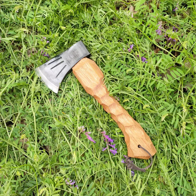 

Multi Functional Outdoor Manganese Steel Forging Tactical Axe Convenient Camping and Logging High-quality and Durable EDC Tool