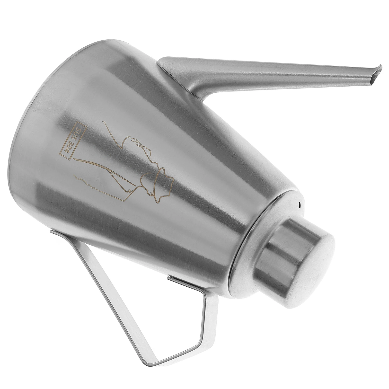 

Stainless Steel Oil Dispenser 450Ml Kitchen Spice Cruet Soy Sauce Bottle Metal Condiment Dispenser Japanese Style Olive Oil