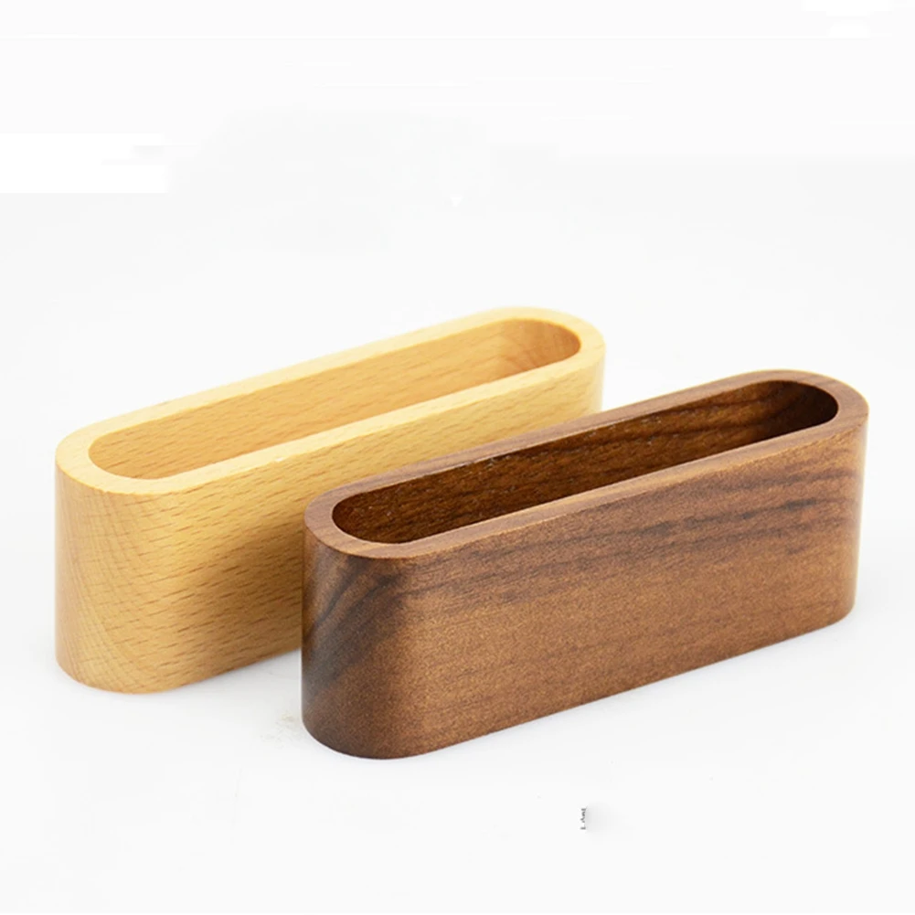 กระเป๋าเก็บบัตรธุรกิจ & ที่ใส่โน้ตอุปกรณ์แสดงผลที่ตั้งบัตรโต๊ะไม้อุปกรณ์จัดระเบียบสำนักงาน