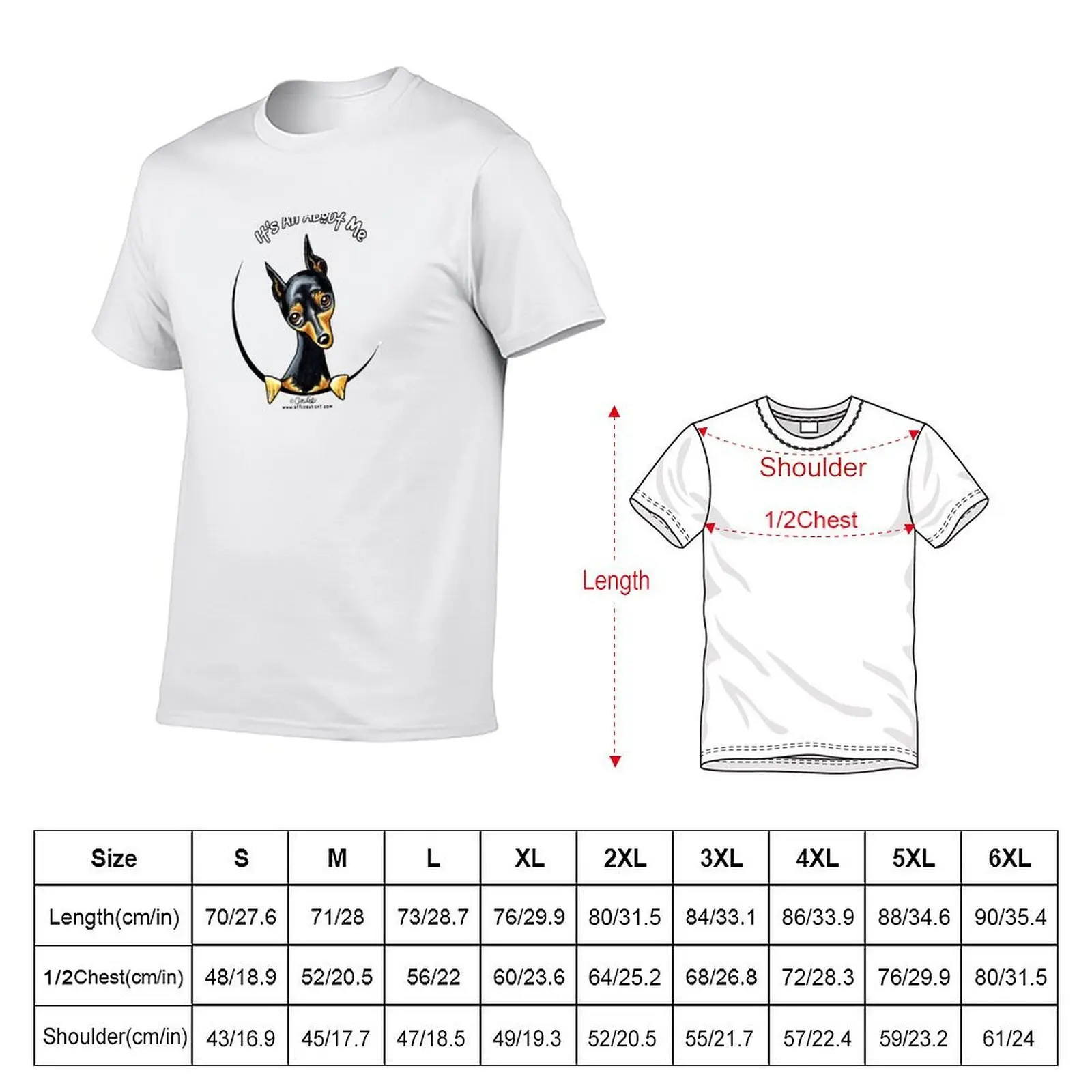 Miniature Pinscher :: It's All About Me T-Shirt sports fans Clothing heavy weight t shirts for men