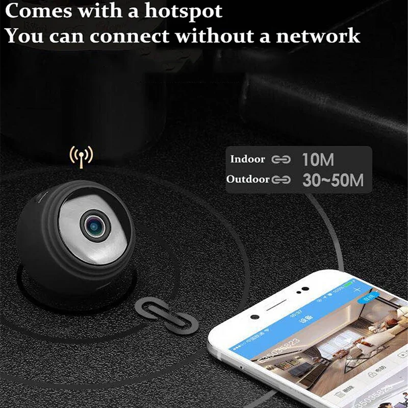 Mini caméra A9 WiFi sans fil, surveillance de sécurité, surveillance à distance, caméscopes, vidéosurveillance, maison intelligente