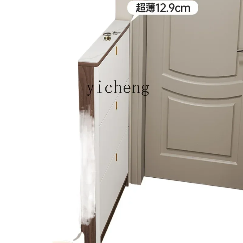 a2 ultra-thin shoe cabinet, extremely narrow household door tipping bucket entrance cabinet