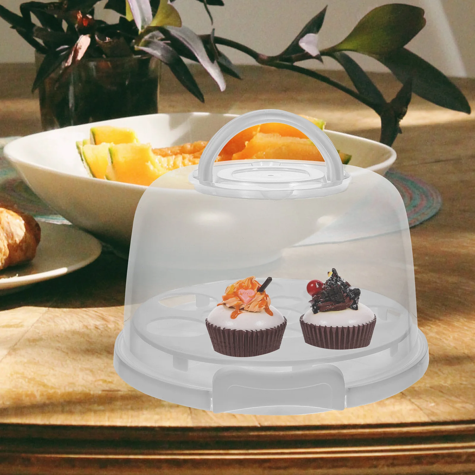

1 set Food Carrier with Handle Cake Stand With Cake Containers With Lids Lid Lid Container for Baking Storage Transport