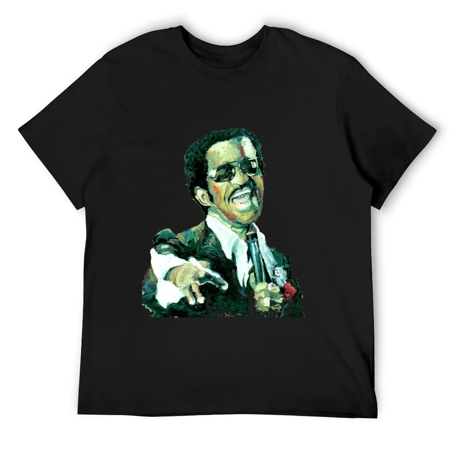 Sammy Davis Jr T-Shirt plus size tops Aesthetic clothing Short sleeve tee men