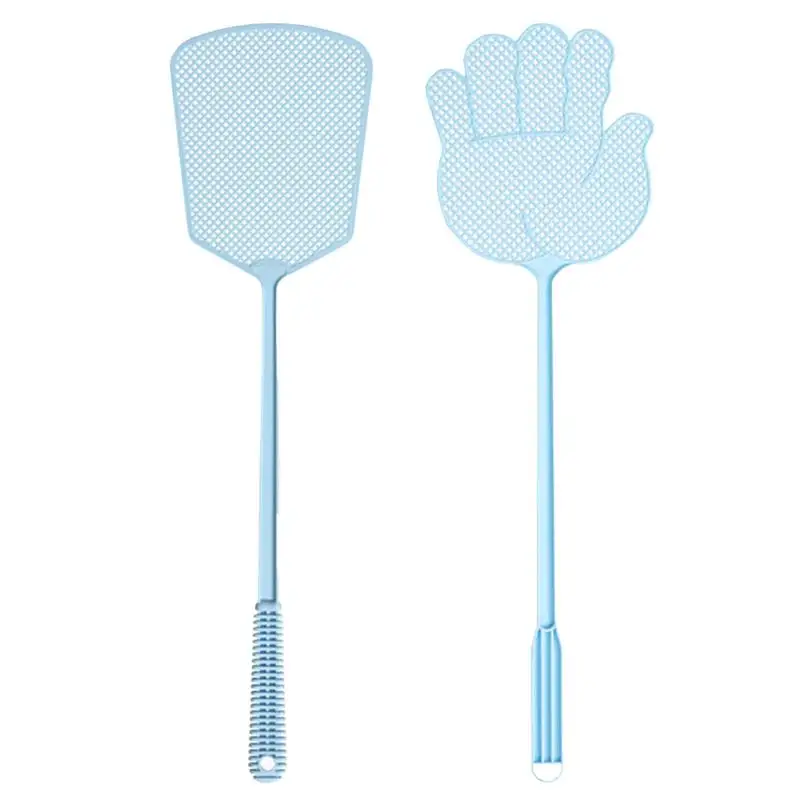 Matamoscas de mosca de mango largo, dispositivo de mano multifuncional, resistente, para el hogar/interior/exterior