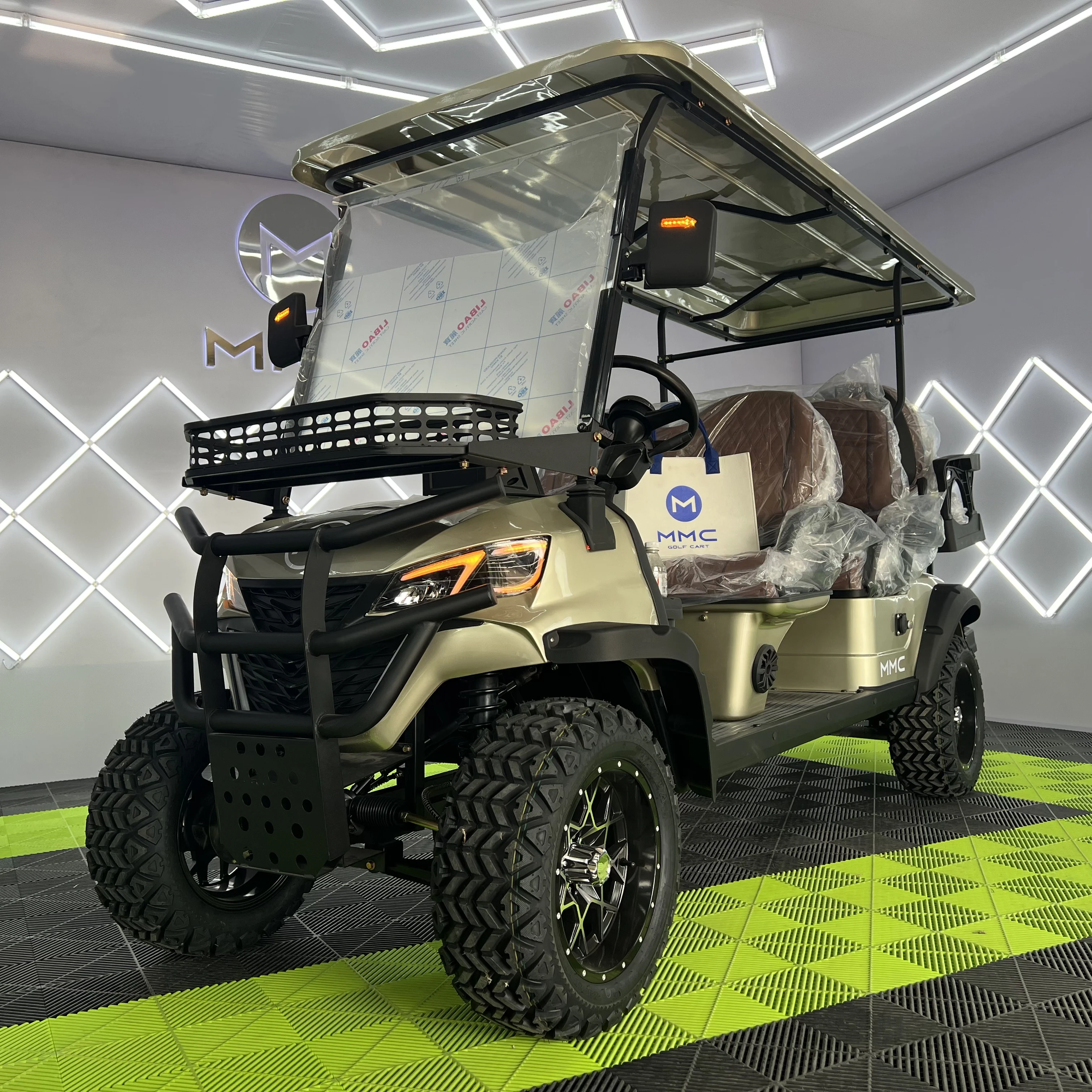 

Street Legal 4 Wheel 2+2 4 Seater Electric Club Car Golf Car Best Price 72V Lithium Battery Electric Cart Buggy Golf Cart